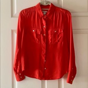J. Crew silk Blythe blouse, 00